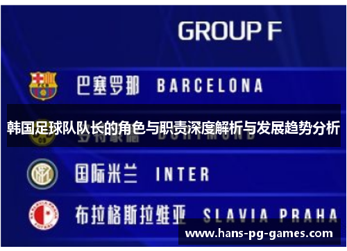 韩国足球队队长的角色与职责深度解析与发展趋势分析 韩国足球队队长的角色与职责深度解析与发展趋势分析